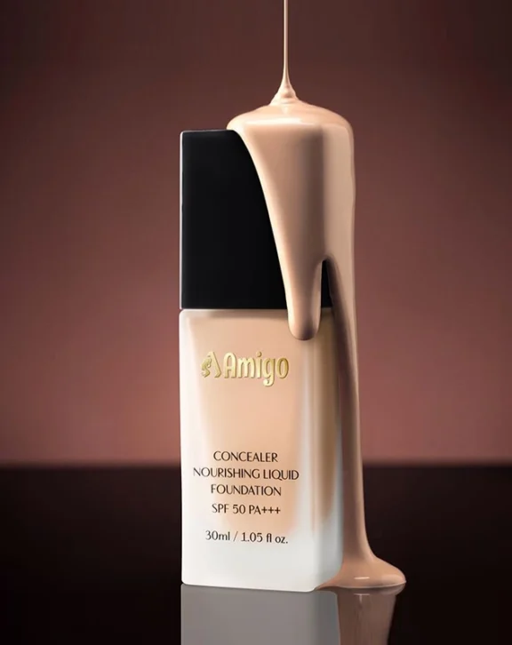 Concealer Nourishing Liquid Foundation (White)